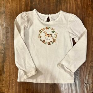 Janie and Jack horse shirt!